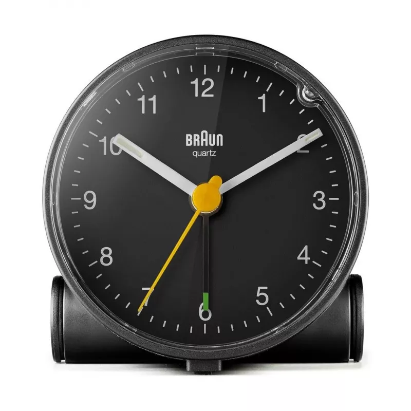 Braun BC01B kvarcinis žadintuvas juodas