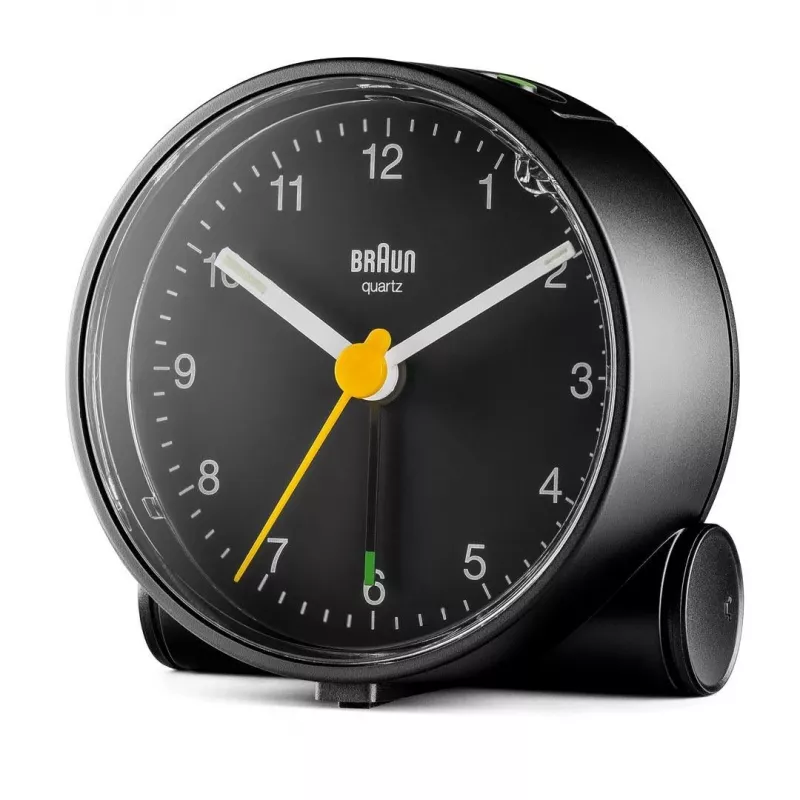 Braun BC01B kvarcinis žadintuvas juodas