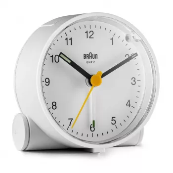 Braun BC01W kvarcinis žadintuvas baltas