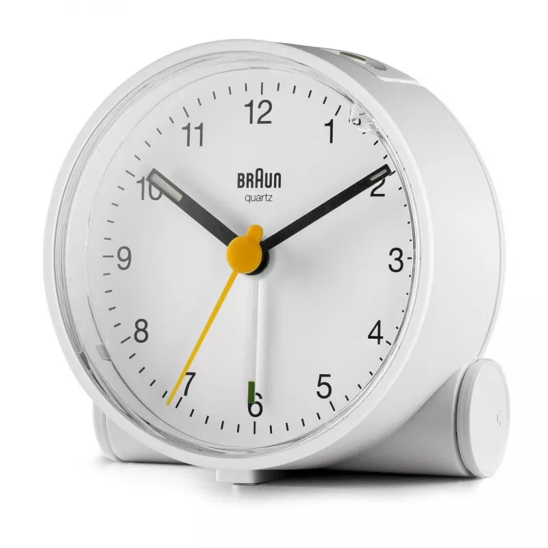 Braun BC01W kvarcinis žadintuvas baltas