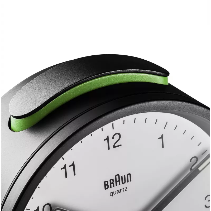 Braun BC12BW kvarcinis žadintuvas juodas, baltas