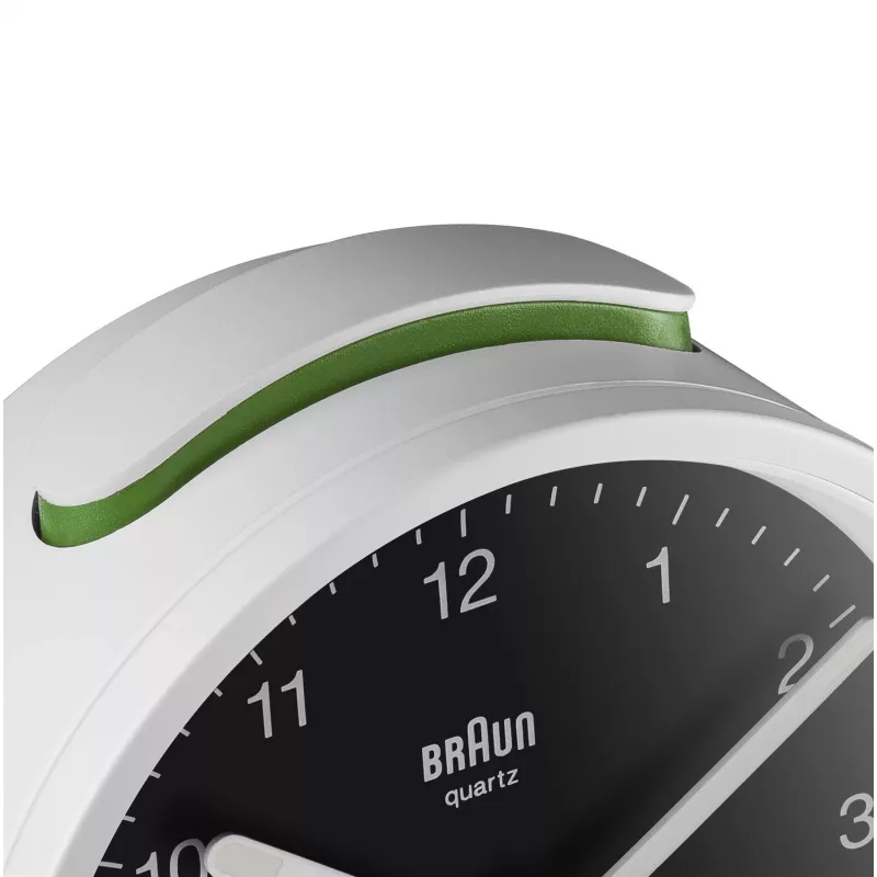 Braun BC12WB kvarcinis žadintuvas juodas, baltas