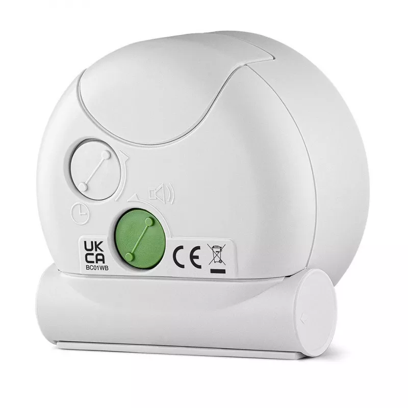 Braun BC01WB kvarcinis žadintuvas juodas, baltas
