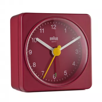 Braun BC02R žadintuvas, kvarcinis, raudonas
