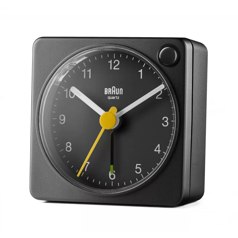 Braun BC02XB žadintuvas Kvarcinis analoginis žadintuvas Juodas