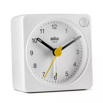 Braun BC02XW kvarcinis žadintuvas baltas