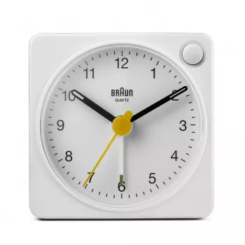 Braun BC02XW kvarcinis žadintuvas baltas