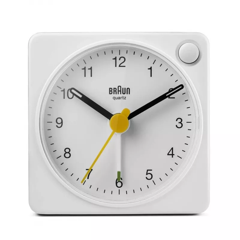 Braun BC02XW kvarcinis žadintuvas baltas