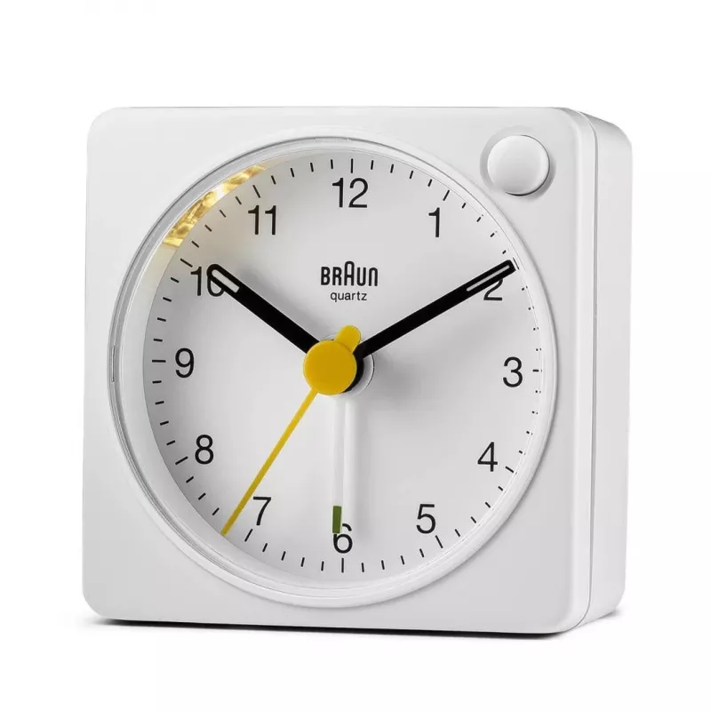 Braun BC02XW kvarcinis žadintuvas baltas