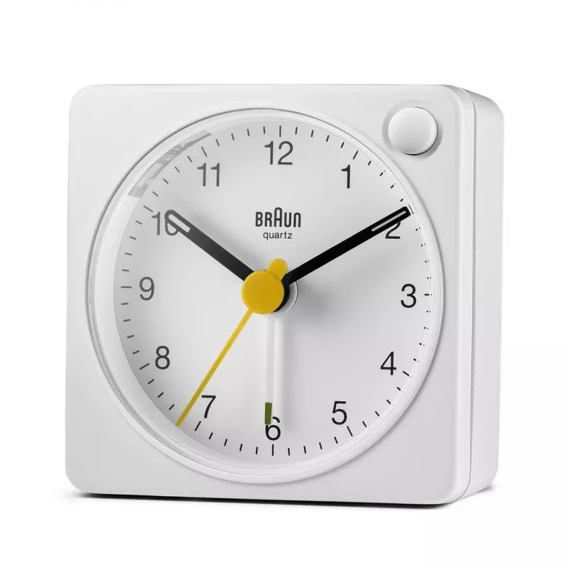 Braun BC02XW kvarcinis žadintuvas baltas