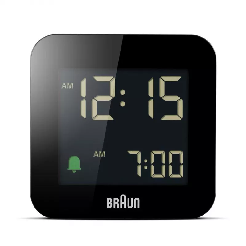Braun BC08 skaitmeninis žadintuvas juodas