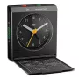 Žadintuvas BRAUN BC 05 B Quartz Sulankstomas Juodas – kompaktiškas kelioninis laikrodis su kvarciniu mechanizmu