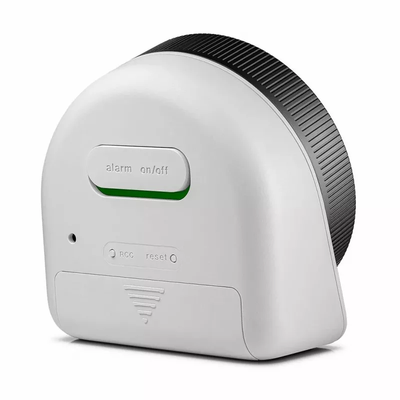 Braun BC24W-DCF radijo bangomis valdomas laikrodis ant sienos / stalo, stačiakampis, juodas, baltas