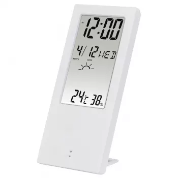 Hama TH-140 elektroninis patalpų termometras su drėgmės matavimu, balta