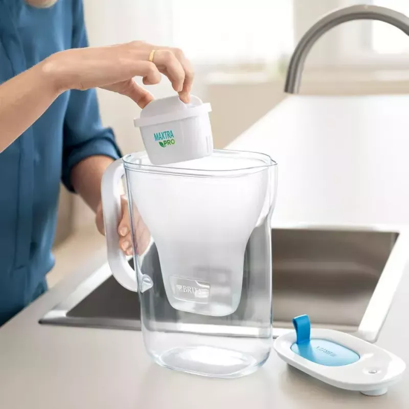 Vandens filtro ąsotis Brita 1052237, 2,4 l, žalias permatomas