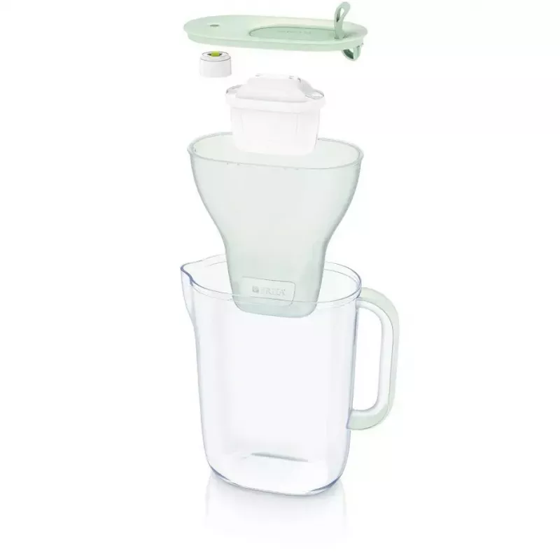 Vandens filtro ąsotis Brita 1052237, 2,4 l, žalias permatomas