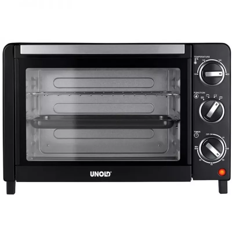 Mini elektrinė orkaitė Unold 68875 Allround 18 L, 1200 W, juoda