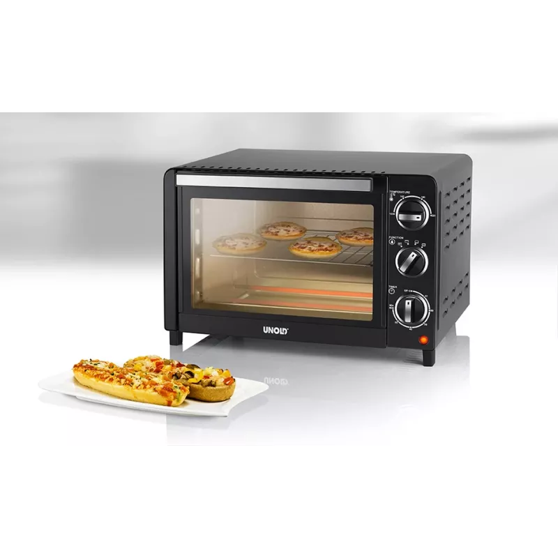 Mini elektrinė orkaitė Unold 68875 Allround 18 L, 1200 W, juoda