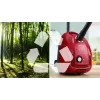 Bosch Serie 4 BGD38RD1H būgninis dulkių siurblys, 600 W, 4 L dulkių maišas, sausas valymas, raudonas