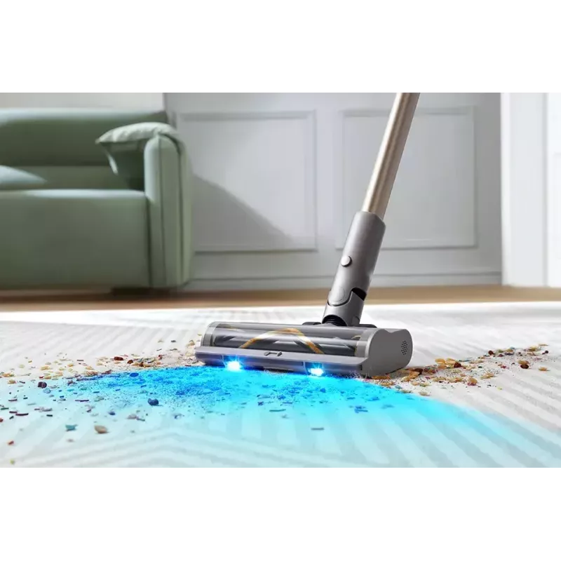 Siurblys Dreame Z10 2-in-1 lazdinis, akumuliatorinis, sausas, putplasčio ir mikrofiltras, be maišelio, 0,5 l, 481 W, smėlio spalvos, 2900 mAh