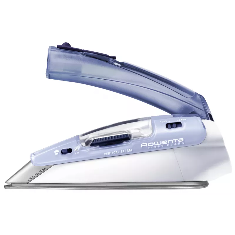 Rowenta DA1510F1 kelioninis lygintuvas su garo funkcija, Microsteam 200 padas, 1000 W, mėlyna, balta