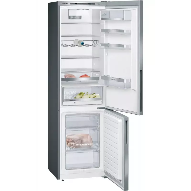 Šaldytuvas-šaldiklis Siemens iQ500 KG39E8IBA laisvai pastatomas 343 L Nerūdijantis plienas