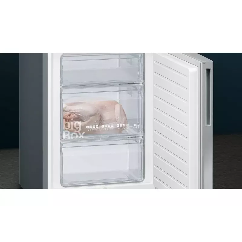 Šaldytuvas-šaldiklis Siemens iQ500 KG39E8IBA laisvai pastatomas 343 L Nerūdijantis plienas