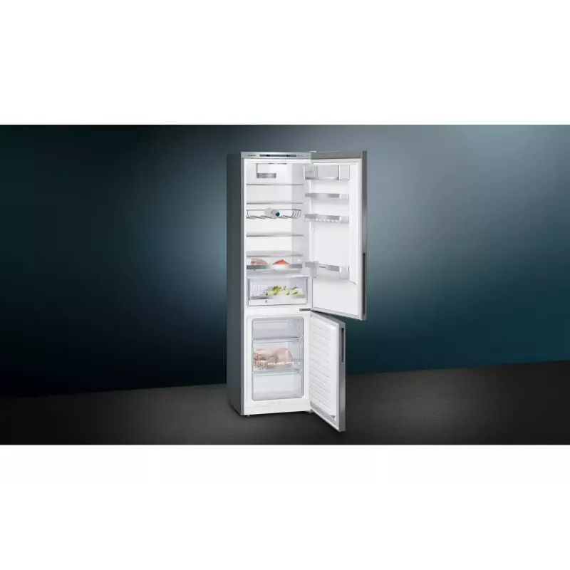 Šaldytuvas-šaldiklis Siemens iQ500 KG39E8IBA laisvai pastatomas 343 L Nerūdijantis plienas