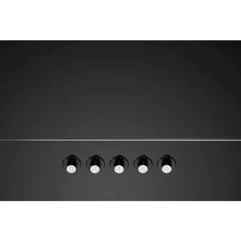 Bomann DU 7607 G pakabinamas gartraukis, 60 cm, 302 m³/h, 68 dB, aliuminio filtras, LED, išorinis/recirkuliacinis, juodos spalvos