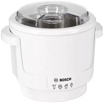 Mixerio priedas Bosch MUZ5EB2 — baltas plastikinis korpusas, 180×180×180 mm