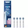 Šepetėlių galvutės Oral-B Sensitive Clean 4 vnt. Baltos