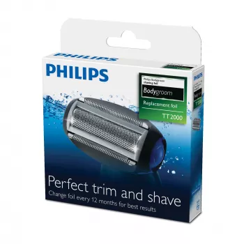 Philips Bodygroom keičiama folija TT2000/43 – vandeniui atspari skustuvo galvutė