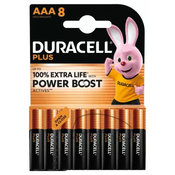 Duracell Plus vienkartinė AAA šarminė baterija