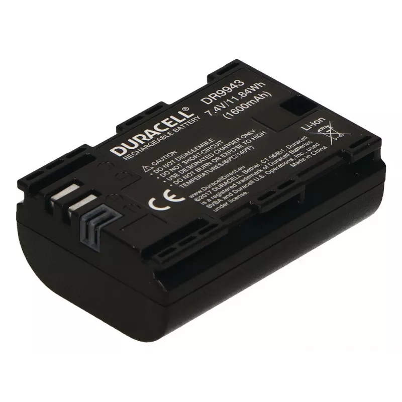 Fotoaparato baterija Duracell DR9943 LP-E6 1600 mAh Li-Ion