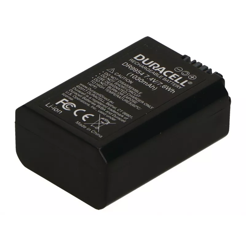 Akumuliatorius fotoaparatui Duracell DR9954, keičia Sony NP-FW50, 1030 mAh