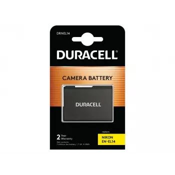 Duracell akumuliatorius fotoaparatui – atitinka Nikon EN-EL14, 1100 mAh, 7,4 V, ličio jonų (Li-Ion)