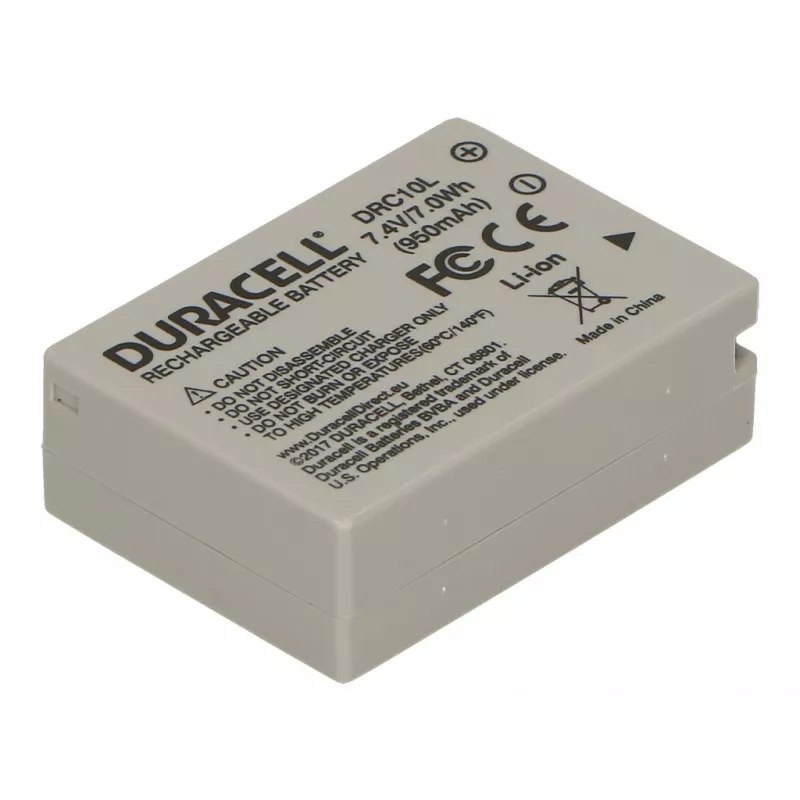 Duracell akumuliatorius fotoaparatui DRC10L (atitinka Canon NB-10L) – 950 mAh