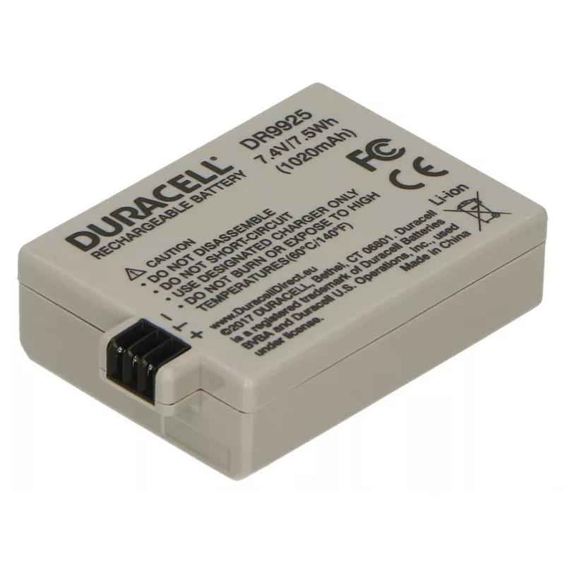 Duracell akumuliatorius fotoaparatui – Canon LP-E5 pakaitalas, 1020 mAh, 7,4 V, ličio jonų (Li-Ion)