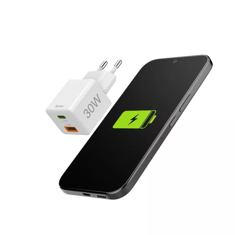 Hama 00201992 mobiliojo įrenginio įkroviklis Smartphone Baltas AC Greitas įkrovimas Viduje, Lauke