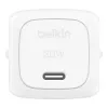 Įkroviklis Belkin WCA008kq1MWH-B6 30 W USB-C greitasis įkrovimas nešiojamam kompiuteriui, išmaniajam telefonui, planšetei, baltas