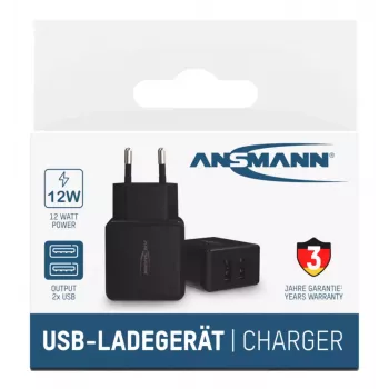 Įkroviklis Ansmann HC212 Universal Black AC Indoor