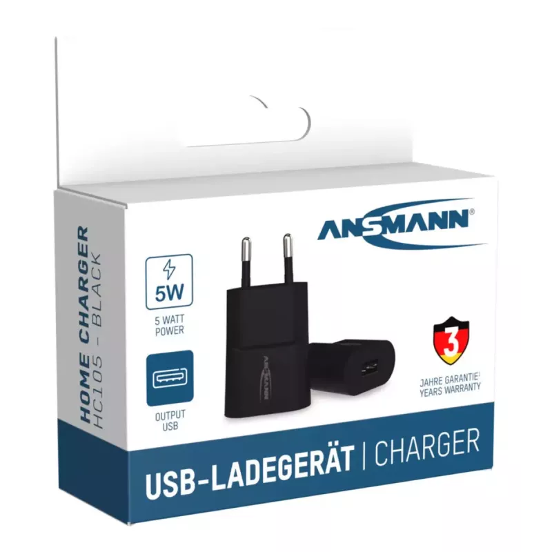 Įkroviklis Ansmann HC105 Universal Juodas AC Vidaus