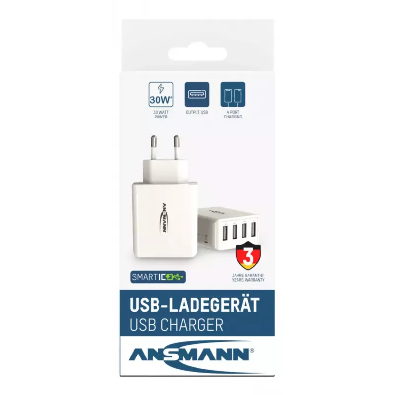 Kroviklis Ansmann HC430 Universal White AC Indoor