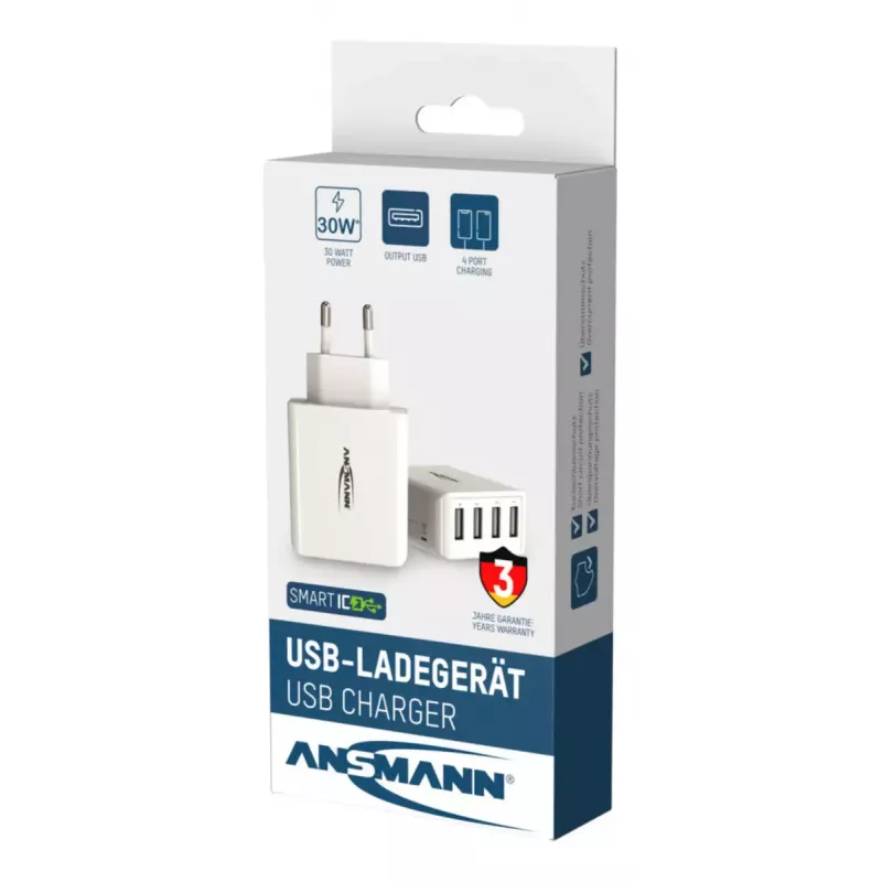 Kroviklis Ansmann HC430 Universal White AC Indoor