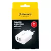 Intenso POWER ADAPTER 2XUSB-A 7802412 universalus baltas sieninis įkroviklis
