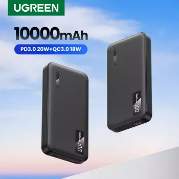 Ugreen 25747 Power Bank 10000 mAh Li-Ion Juodas