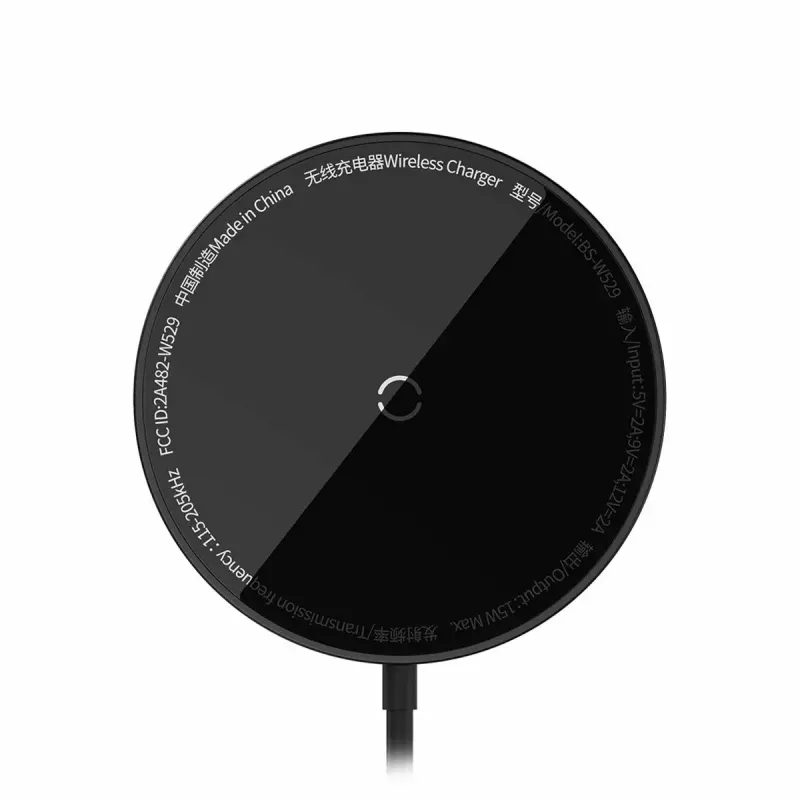Belaidis kroviklis Baseus CCJJ040001 15 W USB juodas