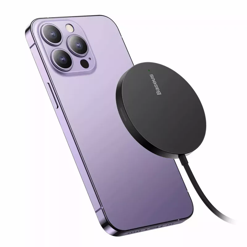 Belaidis kroviklis Baseus CCJJ040001 15 W USB juodas