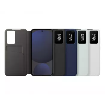 Dėklas su pinigine Samsung Galaxy S24 FE 6,7 colio Baltas 1 kortelių kišenė