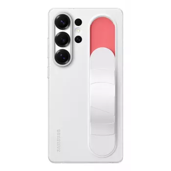Dėklas Samsung Galaxy S25 Ultra Monochromatic White su stovu